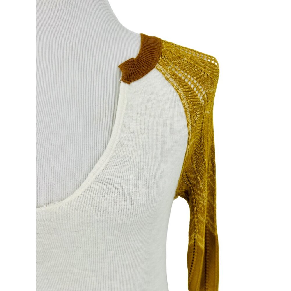 Free People x We The Free Retro Long Bell Sleeve Knit Thermal Top - Picture 3 of 12